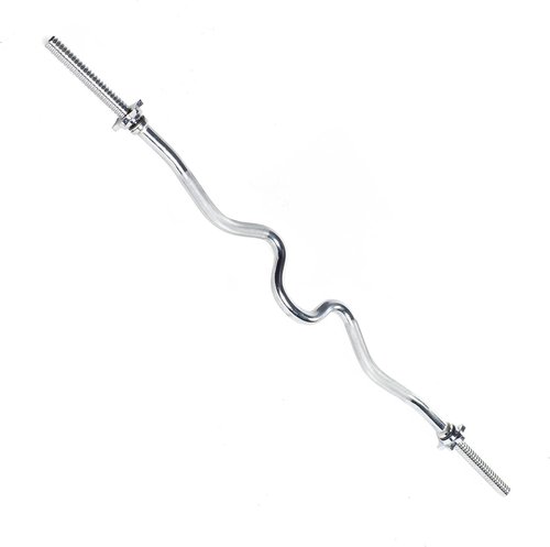 CAP Barbell Standard 1-Inch Threaded Curl Bar with Collars