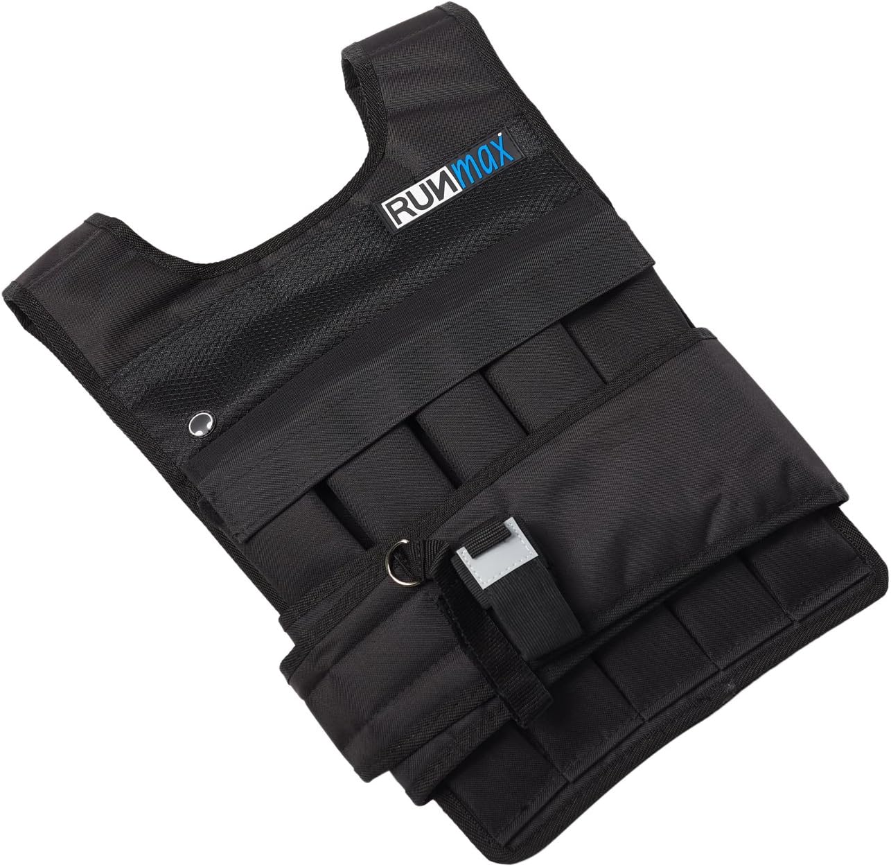 RUNmax Pro Weighted Vest - Adjustable 12-60lbs with Comfortable Shoulder Pads