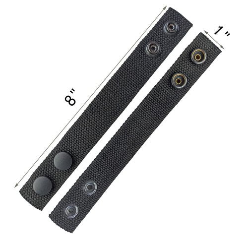 ZGJINLONG Tactical Duty Belt Keeper Stays Holders Nylon Double Snaps for 2"-2.25" Belts Fixing Security Police Military Belt…