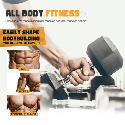 Portzon Weights Dumbbells Pink Colors Compatible with Set of 2 Neoprene/Rubber Dumbbells,1-15 LB, Anti-Slip, Anti-roll, Hex Shape