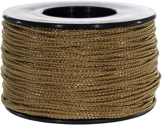Atwood Micro Sport Cord 1.18mm X 125 Ft Small Spool Lightweight Braided Cord Tan