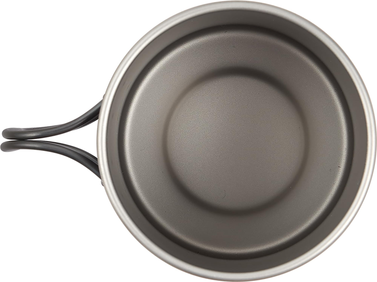 Explorer Bear Black Titanium Foldable Handle Camping Cup, 15.2 oz, 450 ml