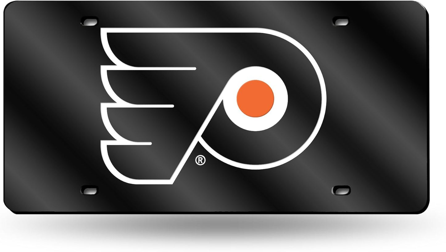 NHL Anaheim Ducks License Plate Tag - Laser Inlaid Metal Car Accessory
