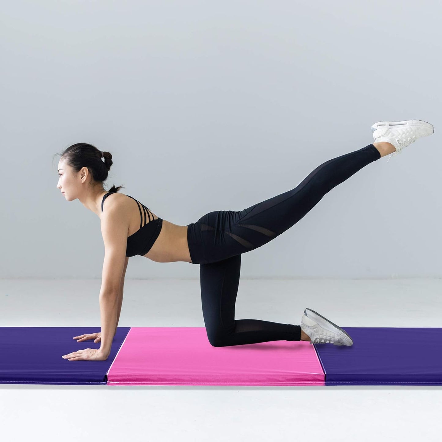 We Sell Mats 4 ft x 10 ft x 2 in Personal Fitness & Exercise Mat, Lightweight and Folds for Carrying