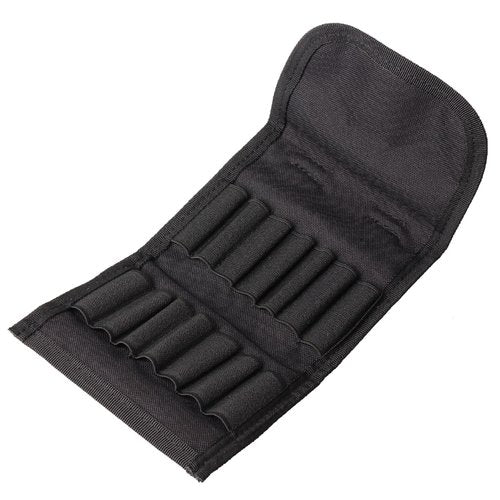 Tactical Ammo Pouch for Bullets Foldable Ammo Carrier with 14 Cartridge Holders Magazine Pouch for Hunting Ammunition Carrier Bag for Shooting Range