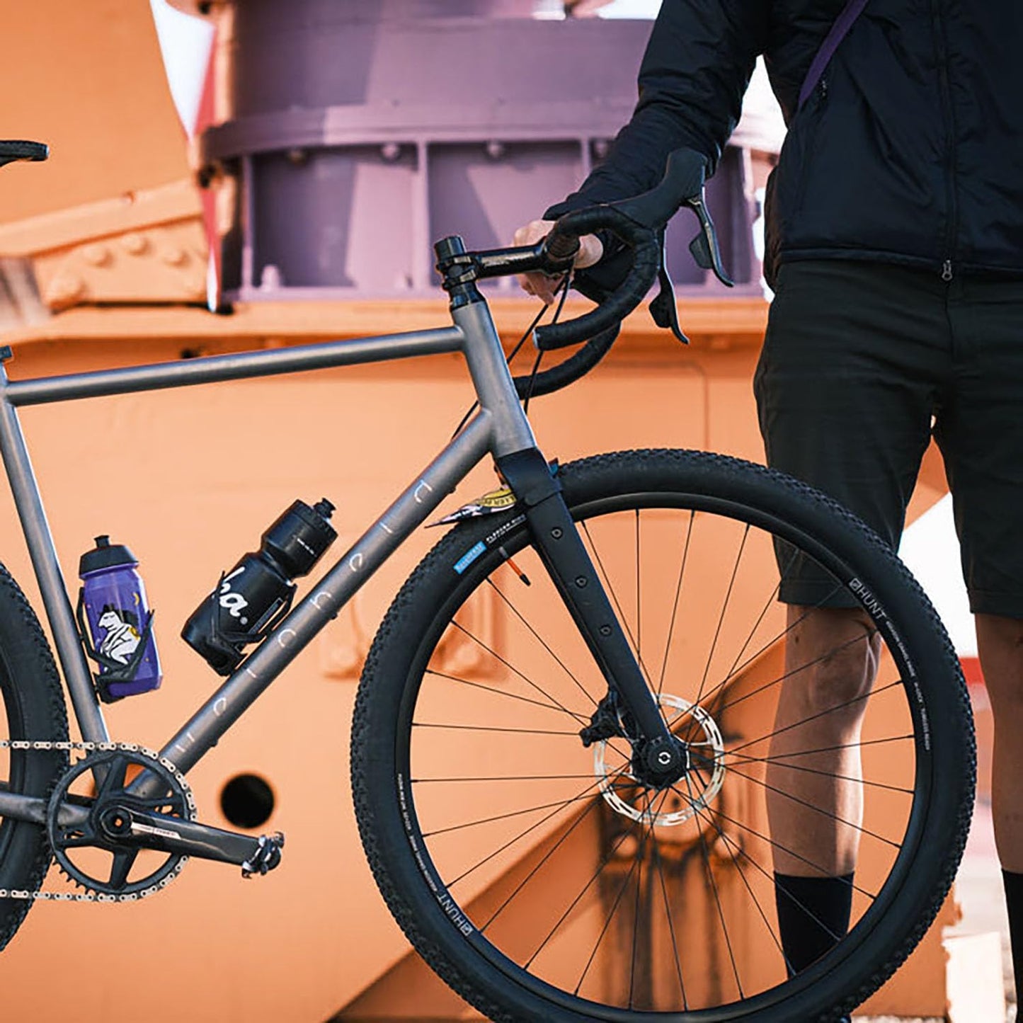 Ass Savers Mudder Mini - Bicycle Mudguard for Face & Headset Protection, Easy & Secure Fit with Anti-Slip Straps, Fits All Cross & Gravel Forks, for Tire Widths 32-55mm, Small & Lightweight