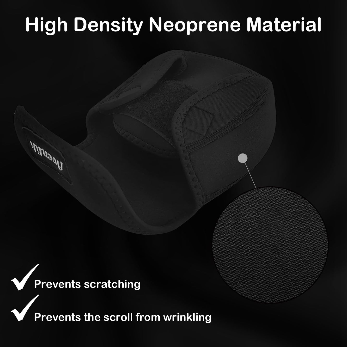 Aventik Spinning Reel Cover Storage Baitcasting Trolling Fishing Reel Protective Case Pouch Sleeve Gloves Fishing Bags Fits 1000-6000 Series(M(2000-4000reels)-3PACK)