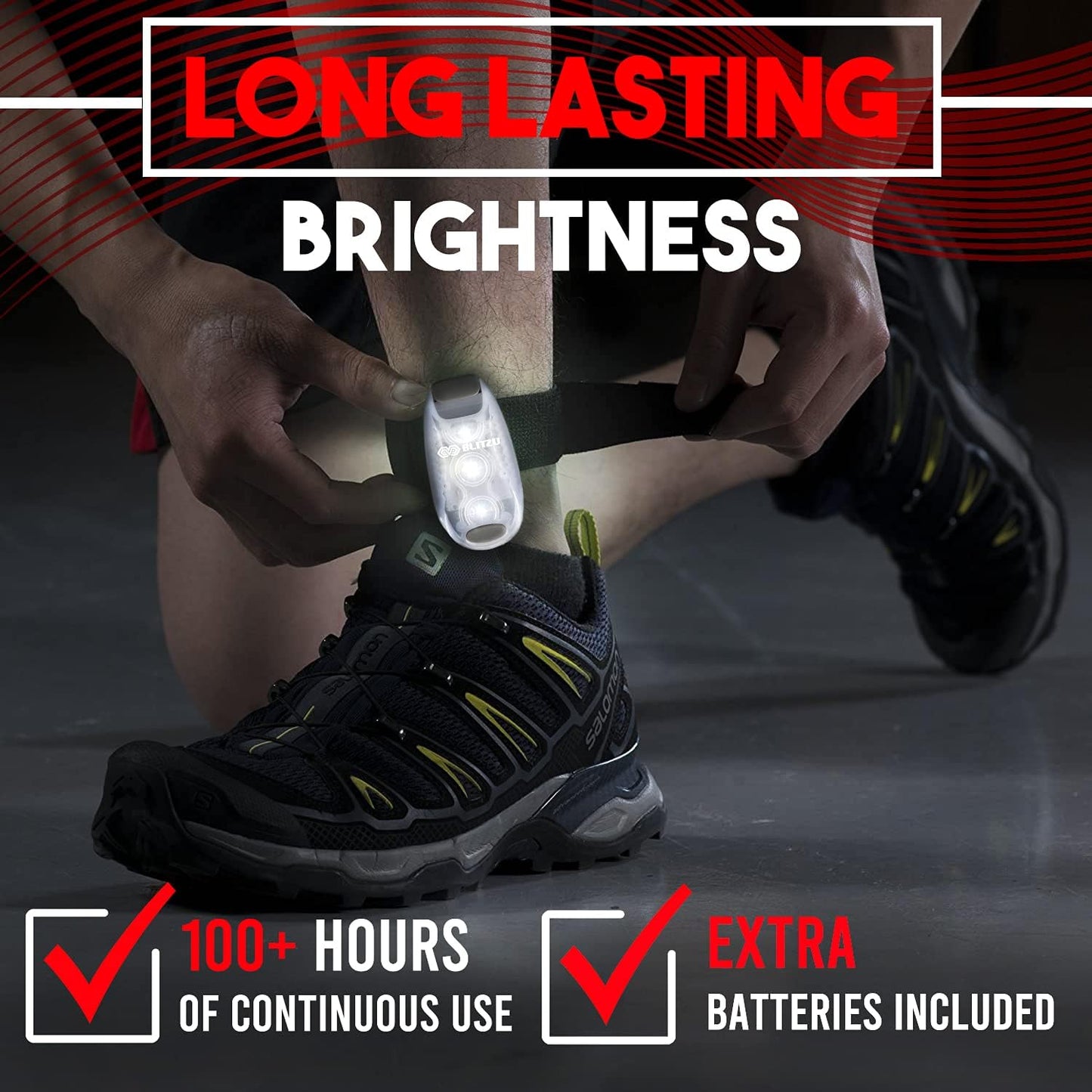 4 Pack LED Safety Light, Clip on Reflective Gear Lights for Walking at Night, Running, Jogging, High Visibility Strobe Light Accessories for Runners, Kids, Hiking, Kayak, Cycling, Camping, Boat