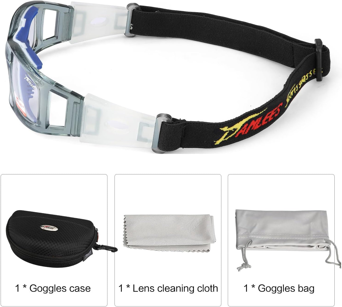 PELLOR Sports Goggles Eyewear Safety Protective Glasses for Soccer Basketball Motorcycle Outdoor Sports