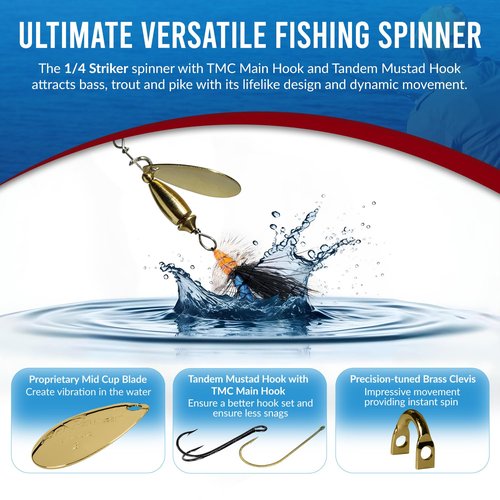 RoxStar Fly Strikers Blue Series | Proven Nationwide to Out-Fish Any Trout Spinner | Hand-Crafted in The USA | Stop Fishing - Start Catching!