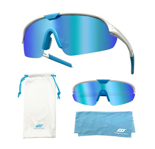 XII WY shield polarized Youth Kids junior Sports Sunglasses Cycling Running Golf baseball for Boys Girls