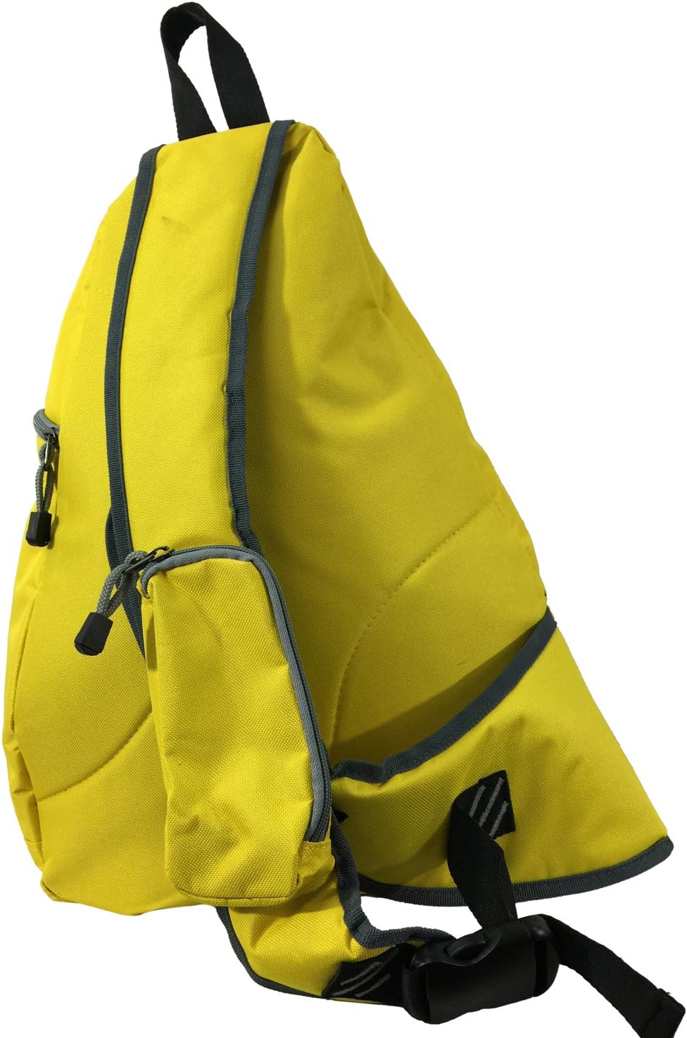 K-Cliffs Heavy Duty Sling Backpack Water-Resistant Laptop Bookbag Body Bag Bright Color Safety Reflective Stipe