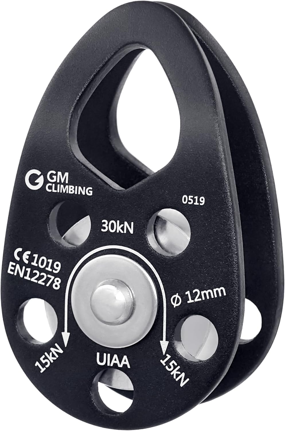 GM CLIMBING Swing Cheek Micro Pulley 30kN CE UIAA Certified