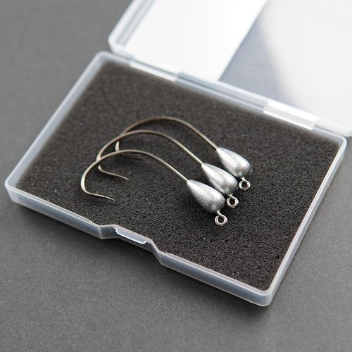 Tube Jig Heads for Bass Fishing 1/16 1/8 3/16 1/4 3/8oz with 3/0 4/0 Hooks (15 PCs)