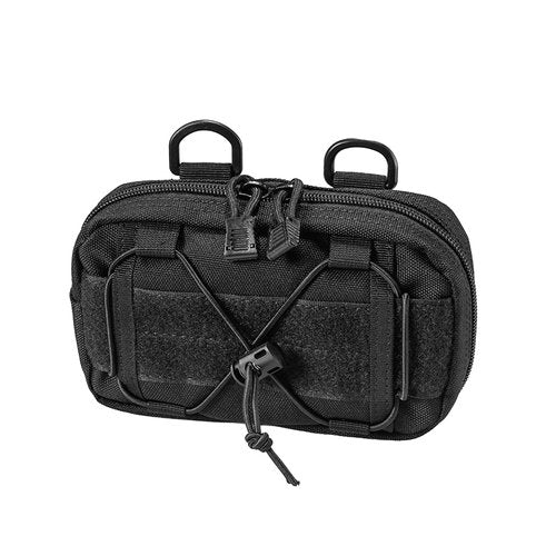 WUYUNTAI Tactical Pouches, Molle Admin Pouches Utility Cell Phone Flashlight Tool Pouch for Tactical Vest Chest Waist Pack Utility Tool Pouch Tactical Bag (Black)