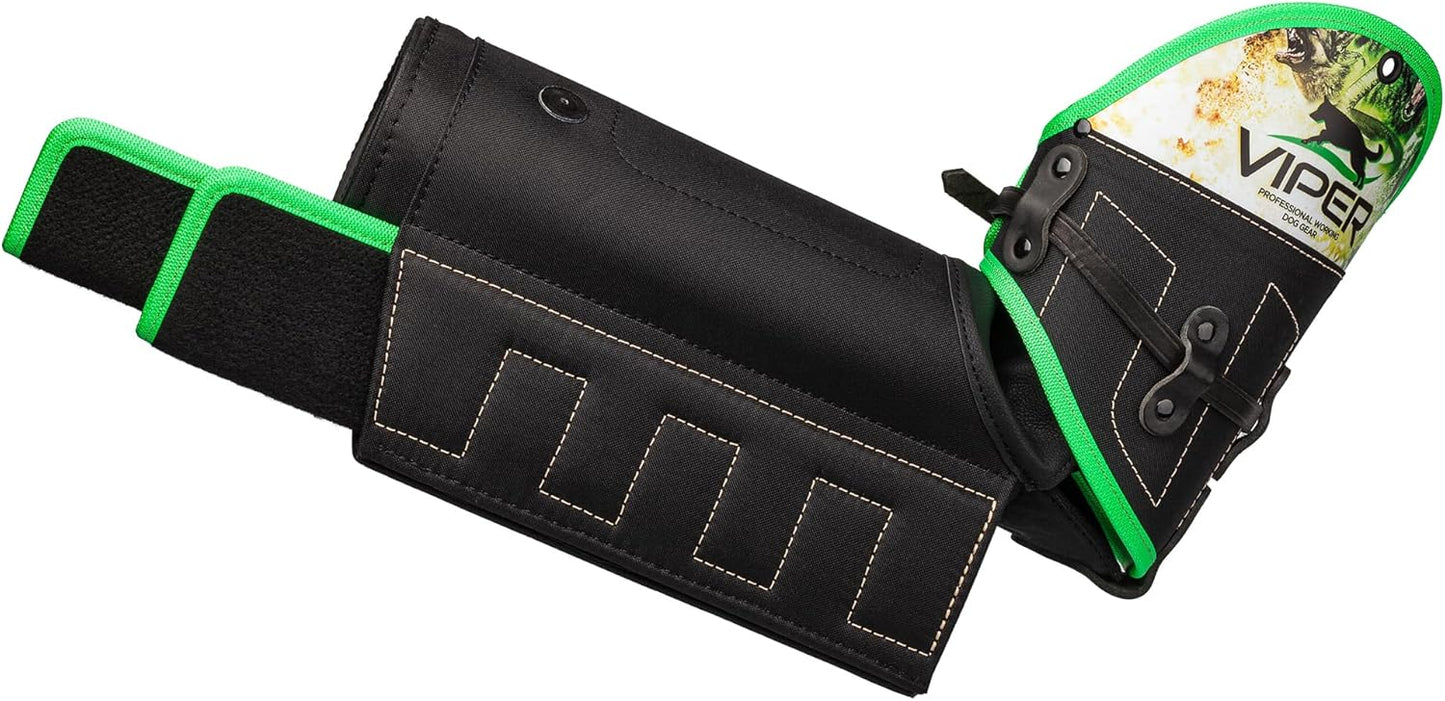 Viper Multi Level Dog Bite Sleeve with 3-Way Adjustable Bite Bar - Left Hand (Sleeve with Synthetic Cover)