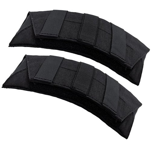 SOGOYFLA Ultra Thick Shoulder Strap Pad 2 Pack, Heavy Load Backpack Strap Pads, High Elasticity Tactical Bag Shoulder Pads (Black)