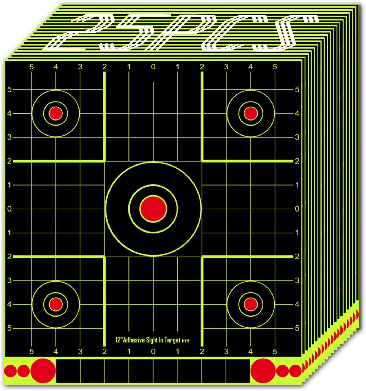 ATFLBOX 12x12 inch Splatter Paper Targets and Adhesive Target Papers.Shooting Outdoor and Indoor. Rective Shooting Targets for Air Gun - Rifle - Pistol - Airsoft - Air Rifle