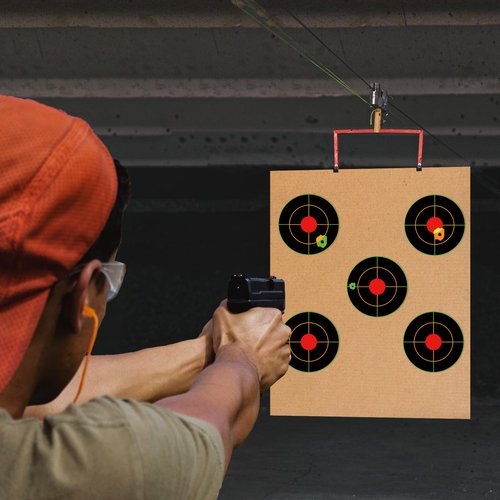 Highwild 3 Inch Splatter Adhesive Bullseye Shooting Target Stickers - Splash Effect of Multiple Colors - 250 Pack
