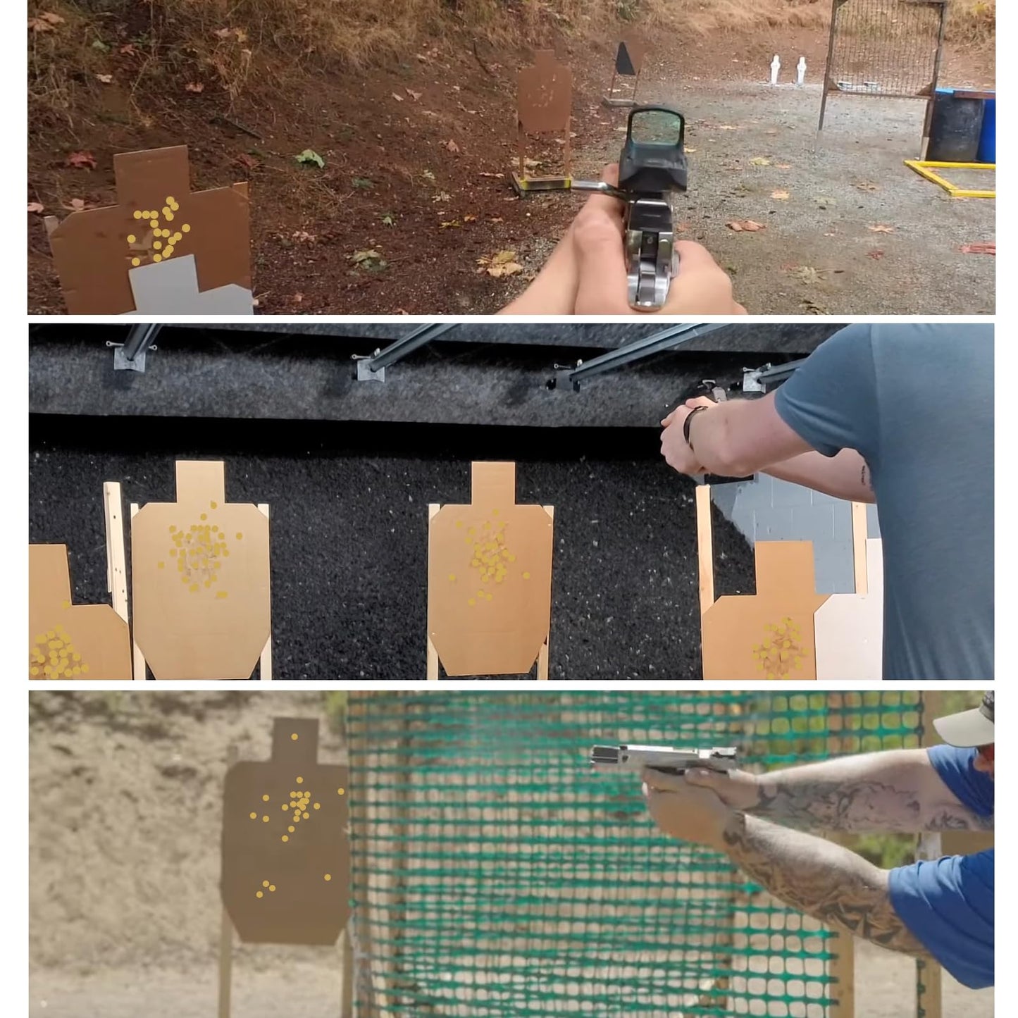4000 Pieces/2 Rolls Square Target Pasters for Shooting Practice - Self-Adhesive Stickers for Range Cardboard Targets - Perfect for USPSA, IPSC, IDPA Sports