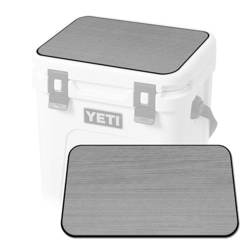 USATuff SeaDek EVA Mat Cooler Pad fits YETI 24 Roadie | Peel & Stick Application | Non Slip Comfort Accessories - Blank Design (StormGray-Black)