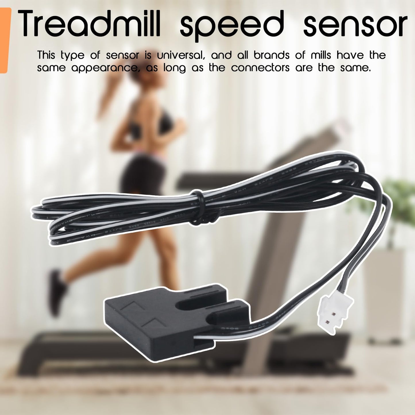 F030191 Treadmills RPM Speed Sensor Reed Switch Wire Harness Compatible with SOLE and Spirit Ellipticals Replacement Part