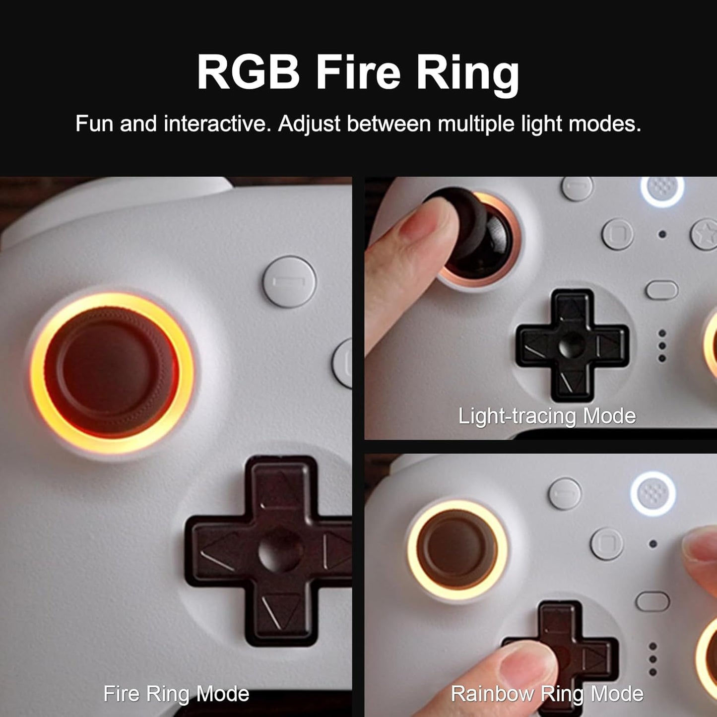 8BitDo Ultimate 2 Bluetooth Controller for Switch, Switch 2, PC&Windows,Switch Pro Controller with TMR Joysticks,Tactile/Hall Triggers,Programmable L4/R4 Bumpers,2 Back Paddle Buttons,RGB Ring,Yellow
