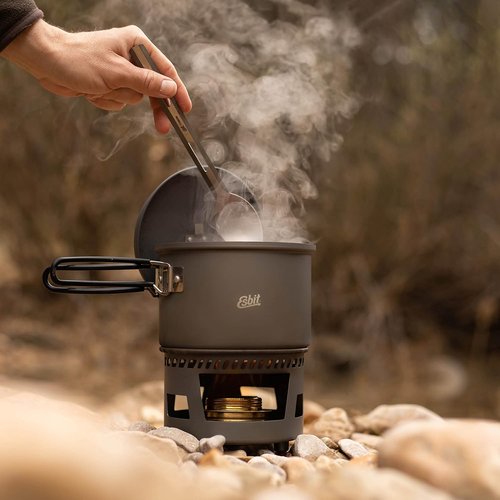 Esbit Long Spoon | Titanium| BPA-Free | Ultralight Weight |Camping, Backpacking, Sports | Outdoor Kitchen | Extra Long
