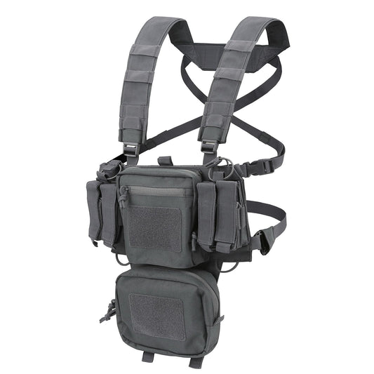 REEBOW GEAR Tactical Chest Rig with Mag Pouches - Grey
