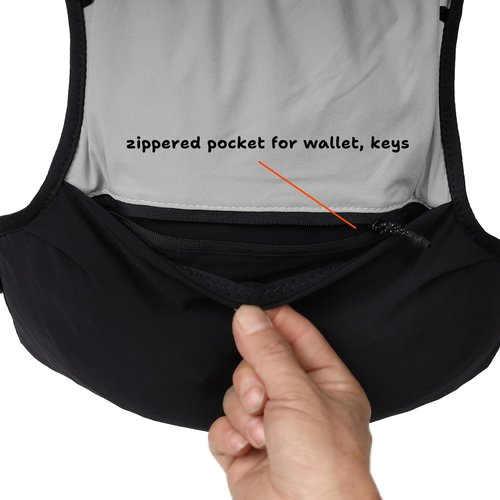 Vimapo Running Hydration Vest Backpack, Trail Running Vest for Men & Women, Water Backpack for Marathon, Hiking, Biking … (Grey)