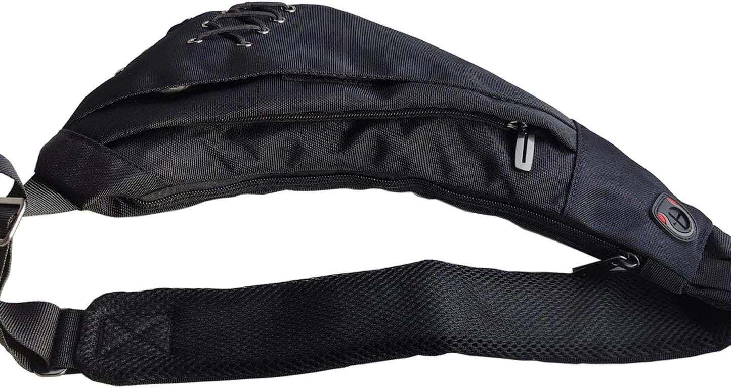 Nylon Sling Chest Bag Daypack Bicycle Travel Gym Backpack