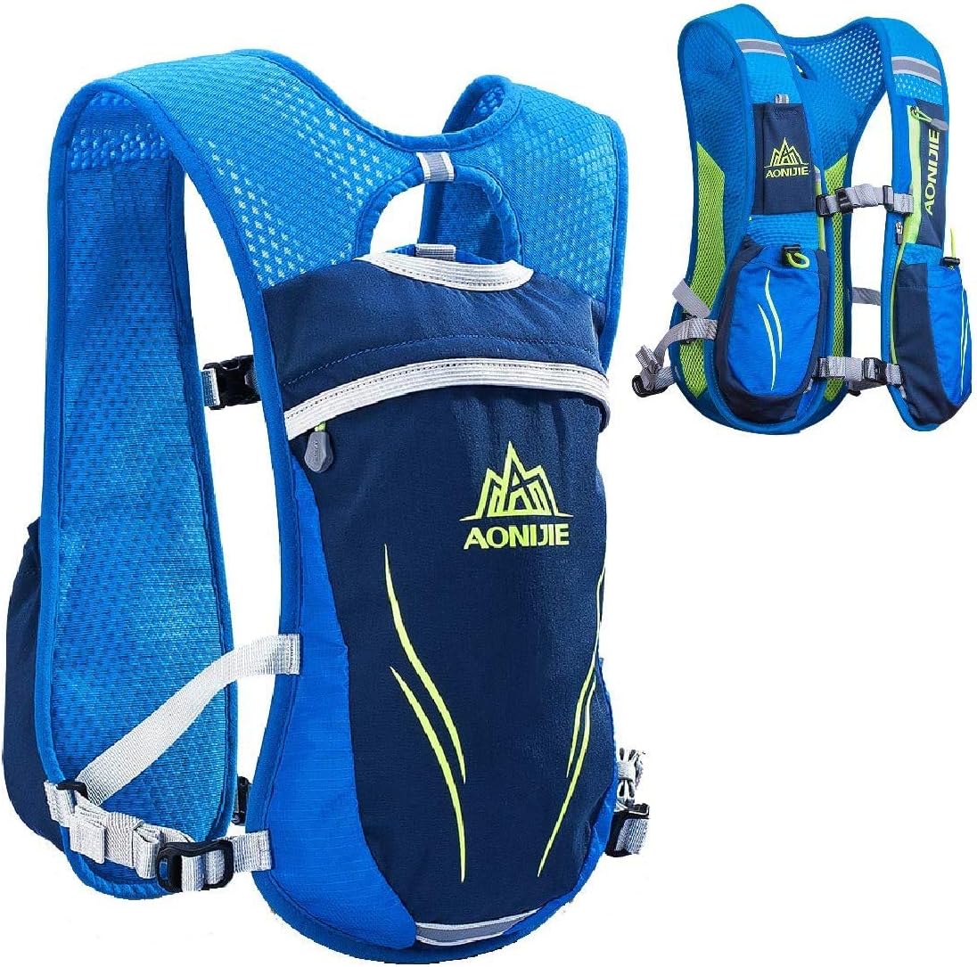 AONIJIE Lightweight Unisex 5.5L Running Race Hydration Vest Hydration Pack Backpack Riding Bag