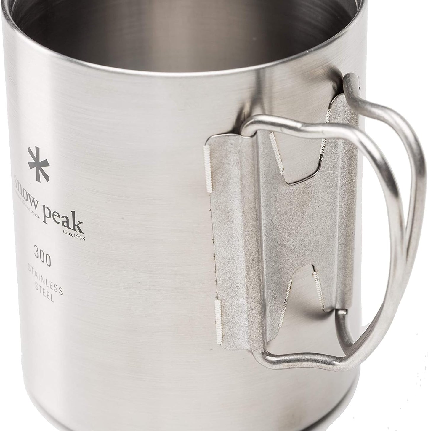 Snow Peak 300ml Double Wall Titanium Insulated Camping Mug - Lightweight & Durable
