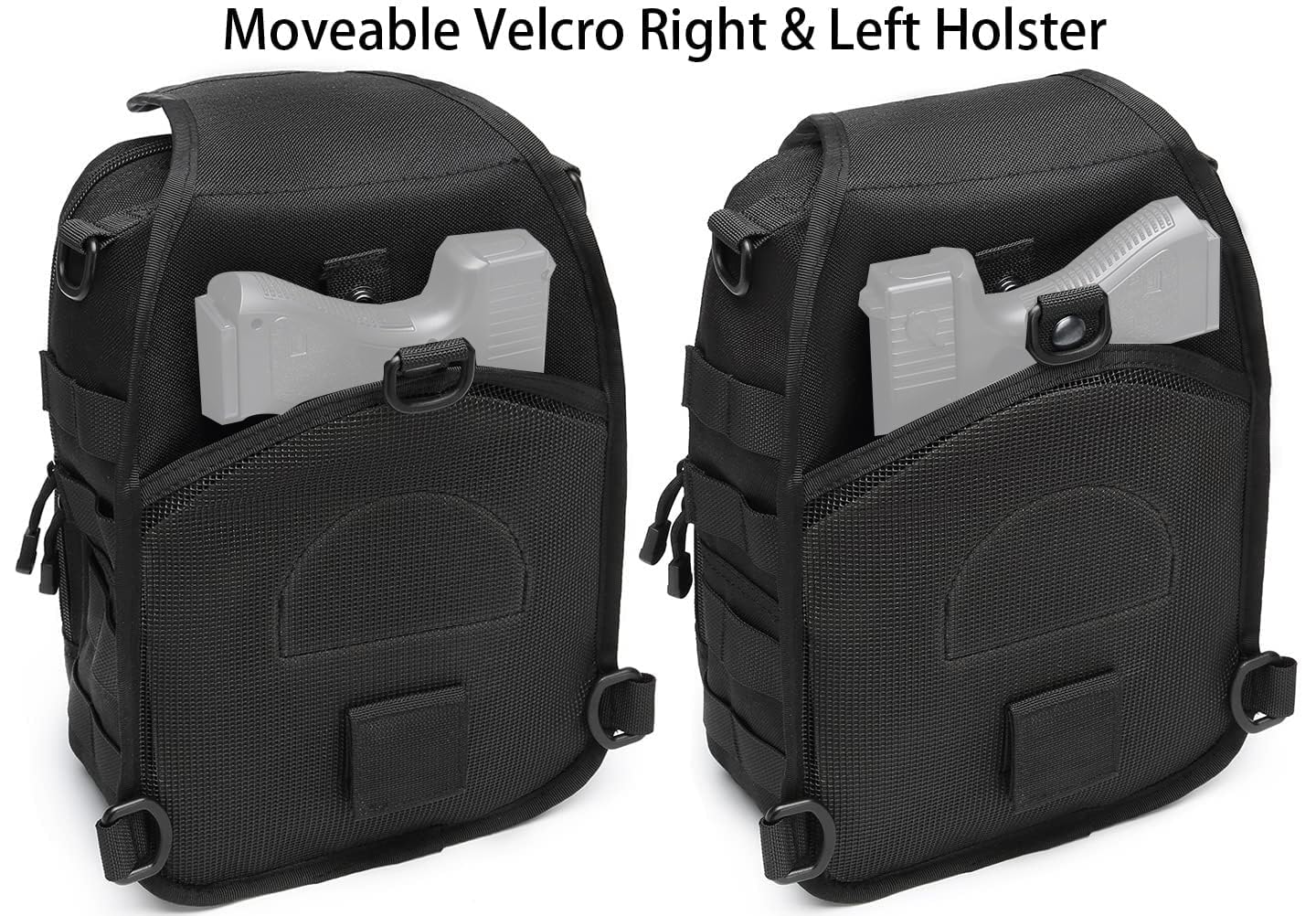 ATBP Tactical Sling Backpack With Holster Military Crossbody Bag for Men Single Shoulder Back Pack 10L