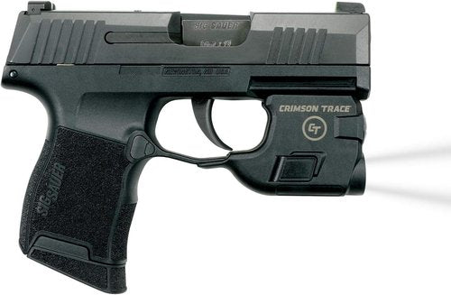 Crimson Trace Lightguard Tactical Weapon Light - Ambidextrous, 2 Modes, Heavy Duty for CCW & Competition