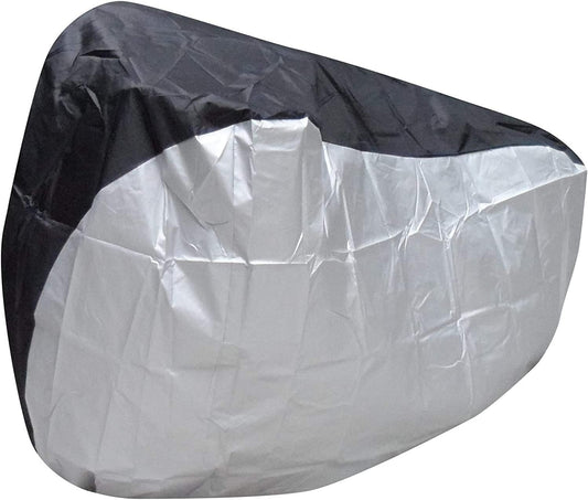 ATCG Bike Cover 190T Nylon Waterproof Bicycle Cover for 20" Bike, Kid's Bike Outdoor Storage with a Bag, S (Black)
