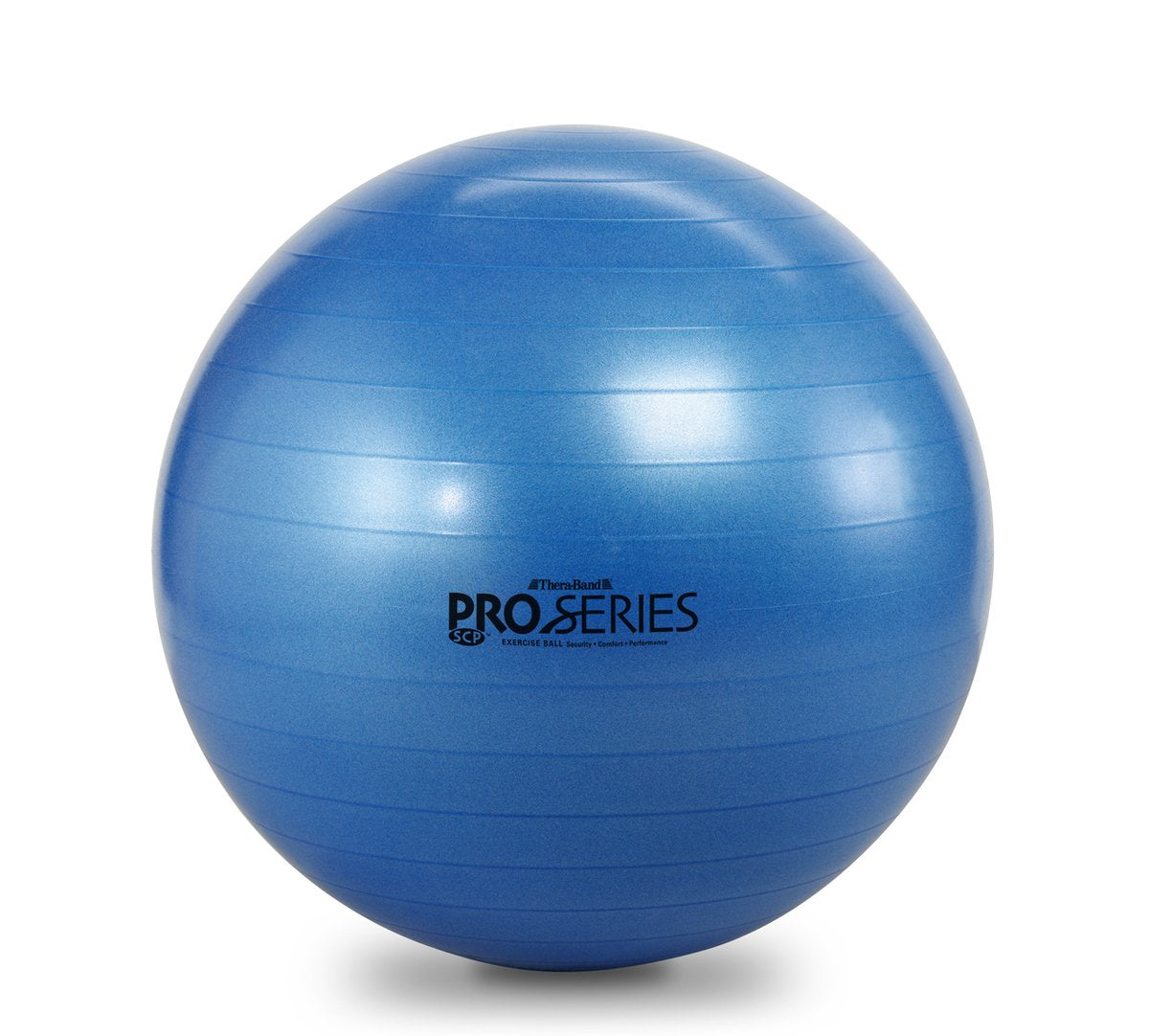 THERABAND Exercise Ball, Stability Ball with 55 cm Diameter for Athletes 5'1" to 5'6" Tall, Standard Fitness Ball for Posture, Balance, Yoga, Pilates, Core, & Rehab, Red