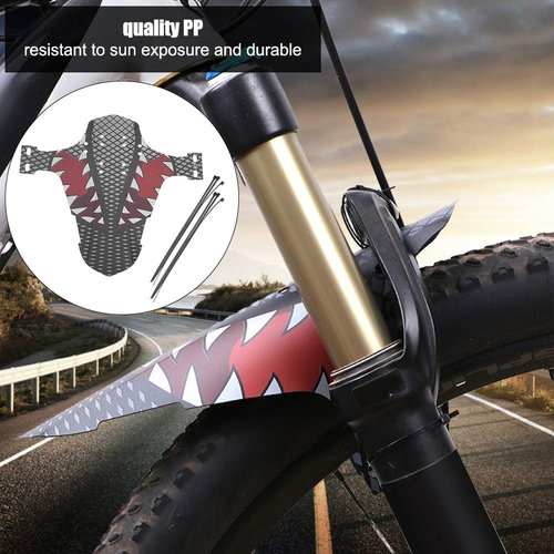 Plastic Bike Mudguard, Universal Bike Fenders, for Road Bike Rear Tire Mountain Bike Front Fork (Type B)