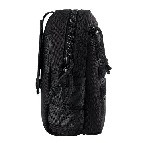 TACNEX MOLLE Duty Belt Pouch Men's Tactical Utility EDC Pouch Range Gear Carry Waist Bag Small Items Storage Phone Pockets for Backpack Vest Police Military Hunting Camping Hiking Black
