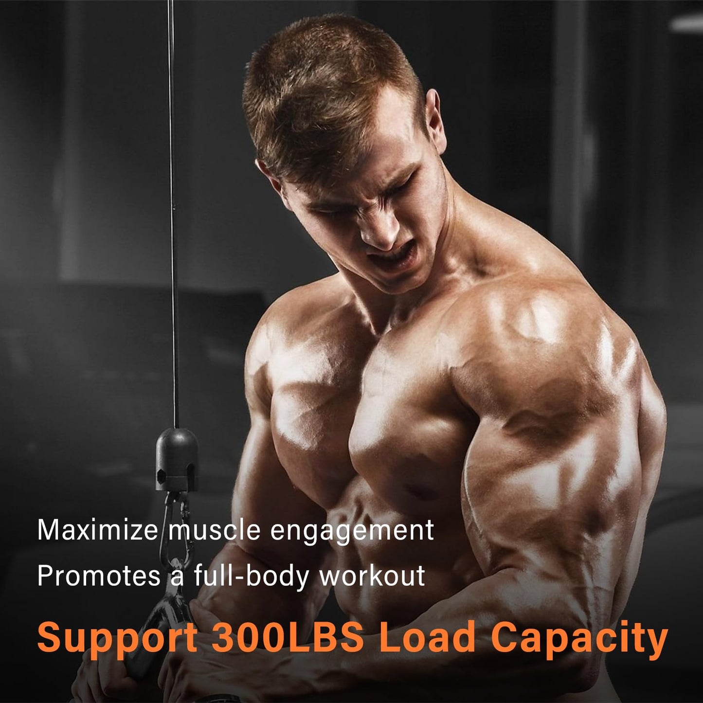 ArrogantF Fitness Cable Compatible with All Total Gym Models 1000, 1500, 2000, 3000, XLS,Fitness Pulley Cable,Workout Cable, Exercise Cable Steel Wire Rope for Cable Machine Home Gym