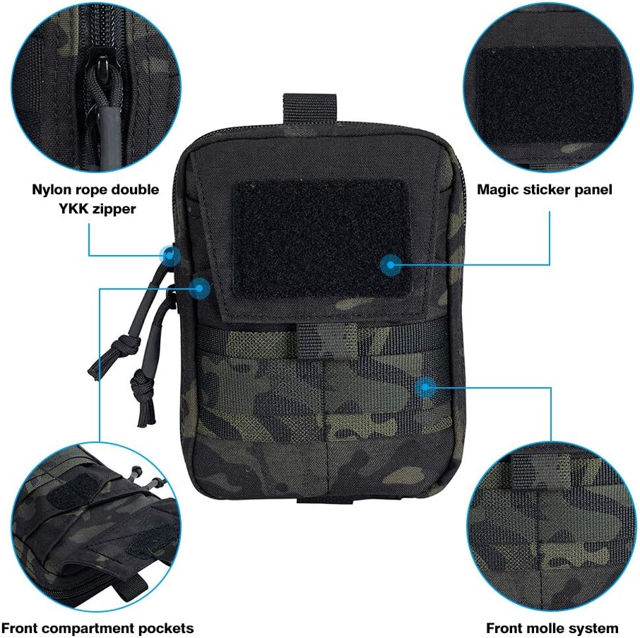 EXCELLENT ELITE SPANKER Molle Admin Pouch Military Utility Tool Pouch EDC Molle Pouchs Gadget Waist Bags