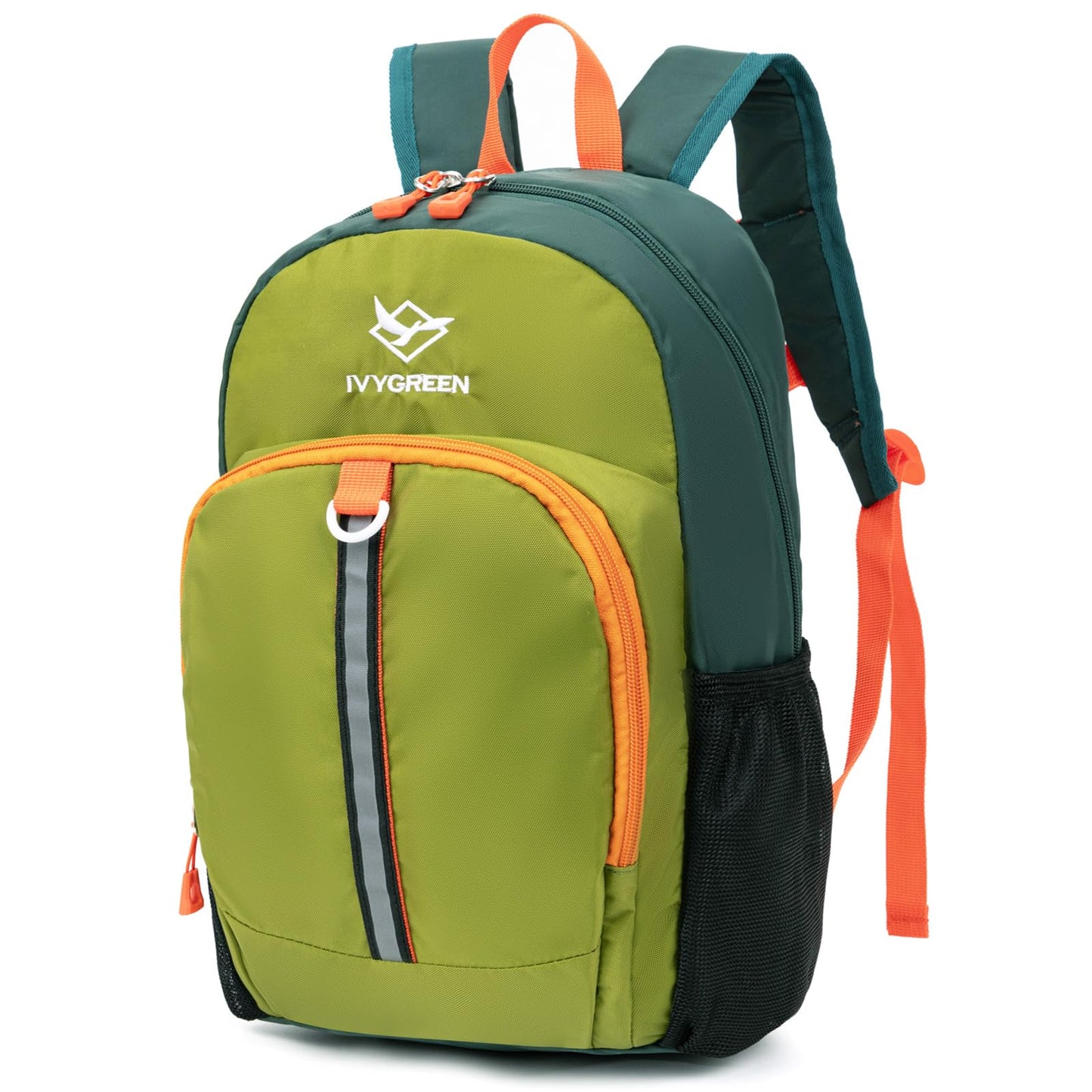 IVYGREEN Little Kids Hiking Backpack, Travel Backpack for Boys or Girls, Ideal for a Day Outdoor Adventures (Armygreen, Kids - Medium)