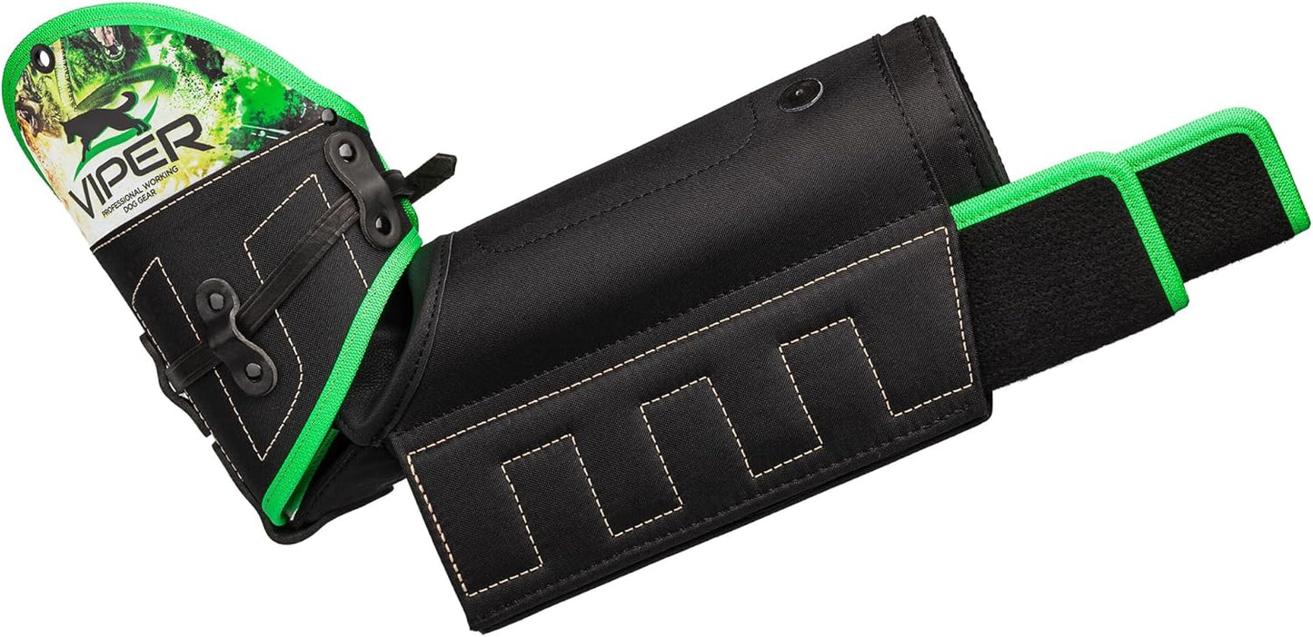 Viper Multi Level Dog Bite Sleeve with 3-Way Adjustable Bite Bar - Left Hand (Sleeve with Synthetic Cover)