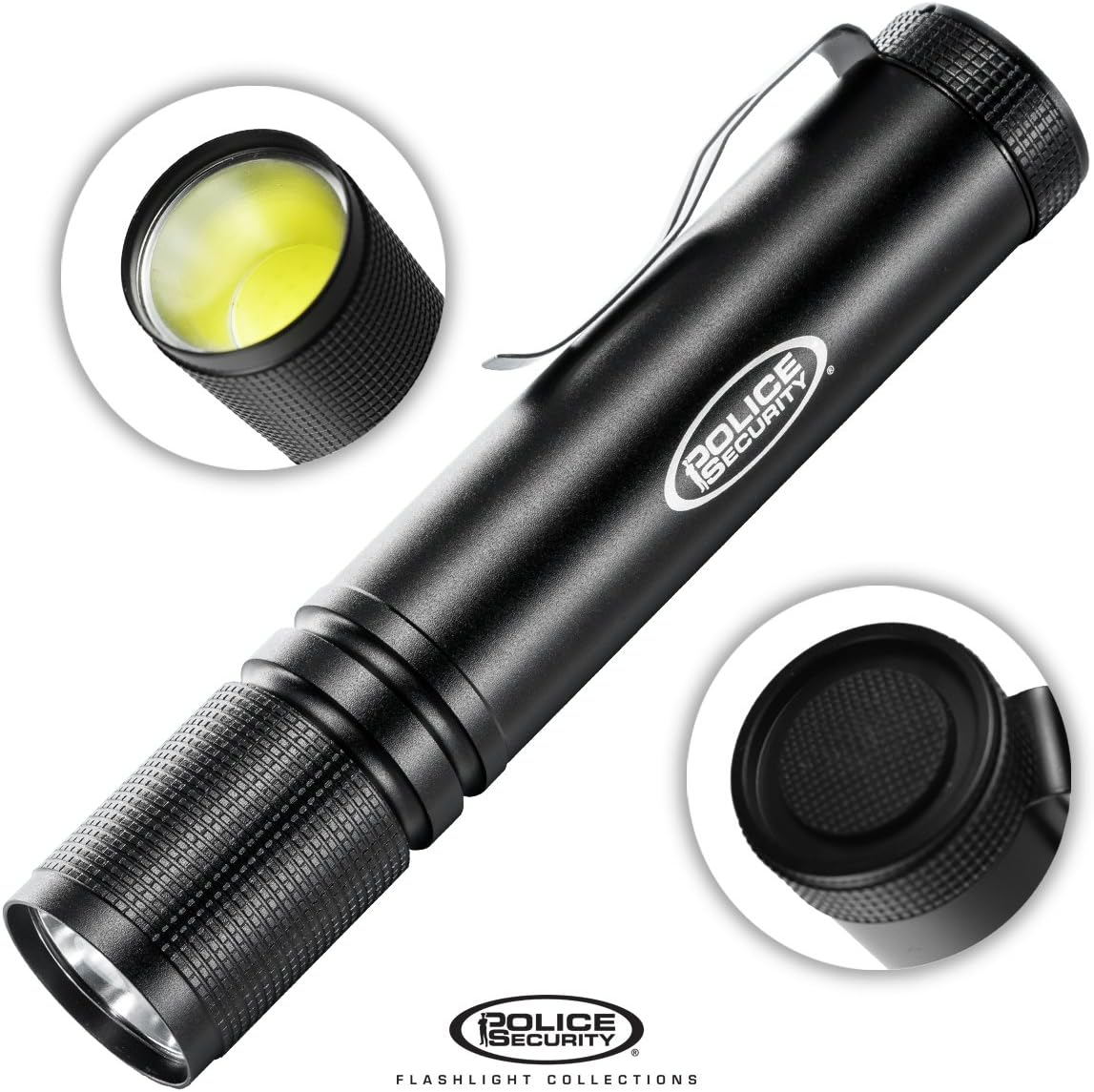 Police Security Radar 2.0 COB Ultra Bright 350 Lumen LED EDC Tactical Flashlight