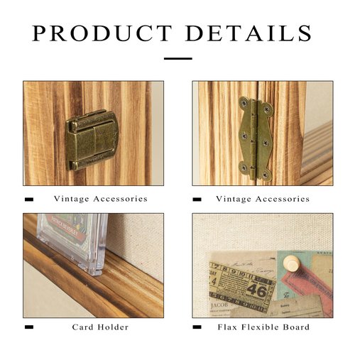 Freezing point Baseball Trading Card Display Case Graded Sports Card Shadow Box Frame Glass Hobby Box