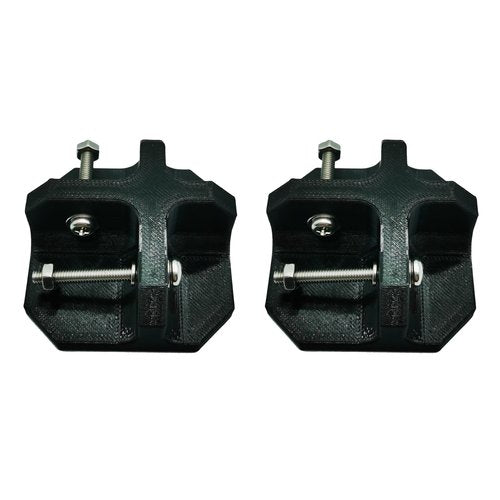 ZYRELYNX Camping Table Foot Replacement Accessories, Outdoor Beach Camp Folding Table Accessories with Screws (Black, 2Pcs)