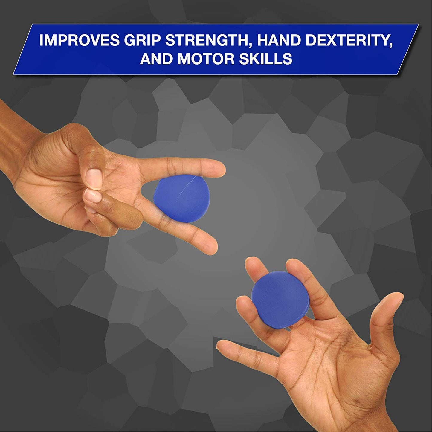 THERABAND Hand Strengthening Ball - Soft Grip Exerciser for Wrist, Finger & Forearm Therapy, Red, Beginner-Friendly