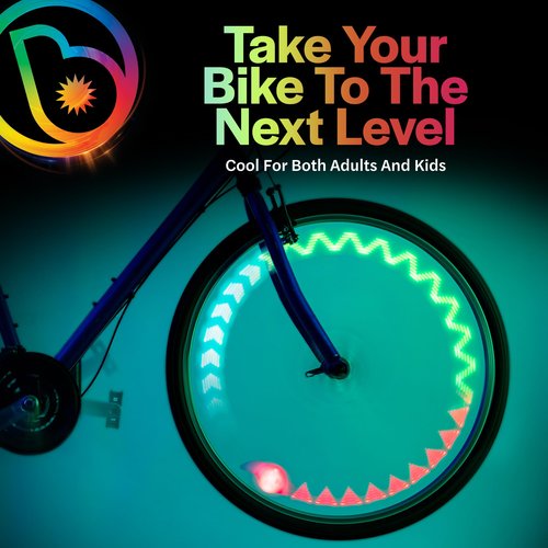 Brightz LED Bike Spoke Pattern Light, 34650