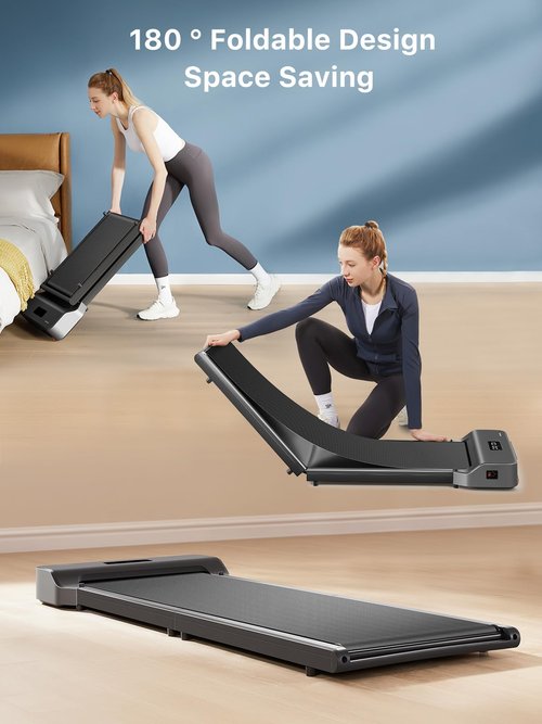 WALKINGPAD Z1 Foldable Walking Pad Treadmill for Home Office, Under Desk Treadmill with Adaptive Speed Control, Compact Design for Small Spaces, No Assembly Needed