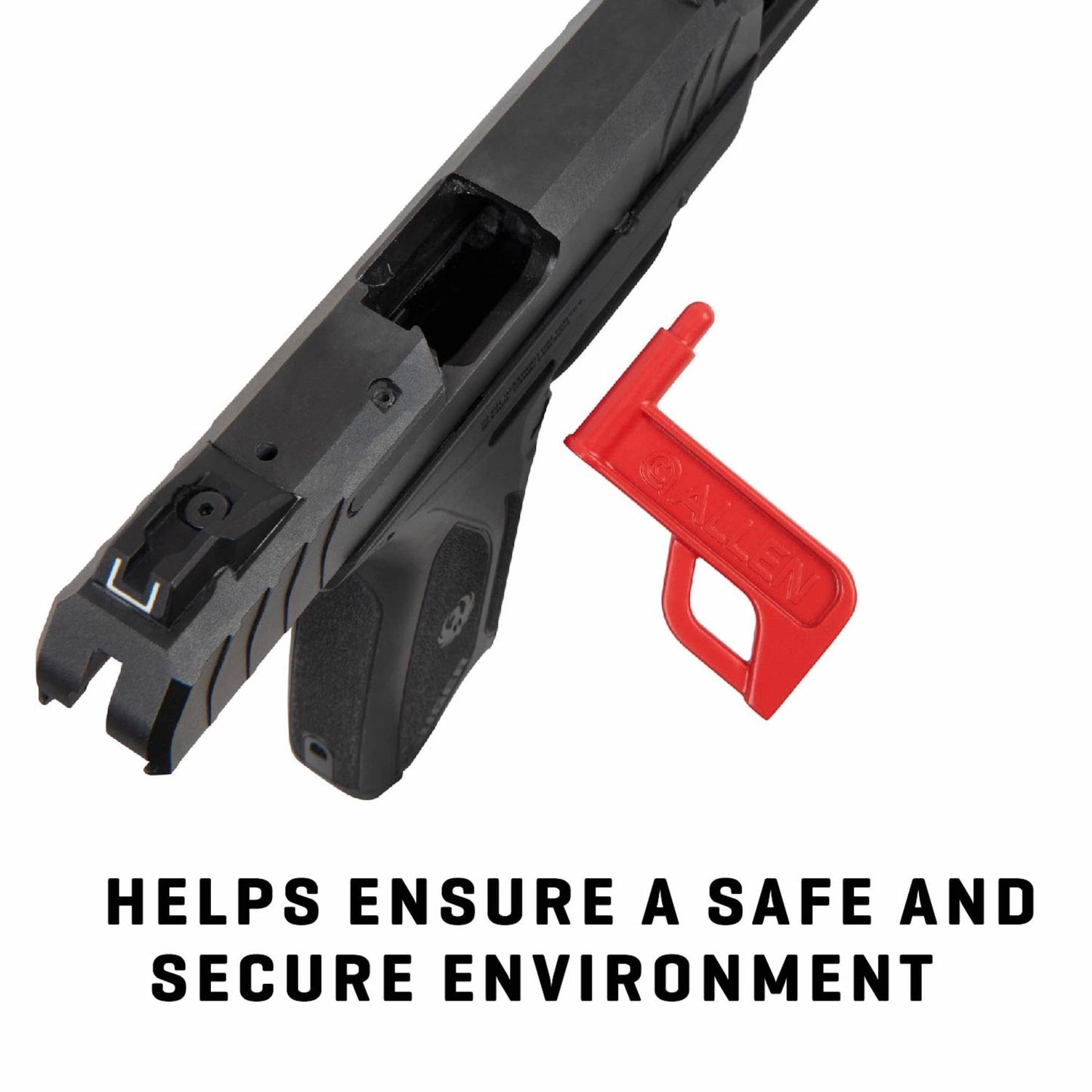 Allen Company Handgun Chamber Safety Flag, 2-Pack, Red